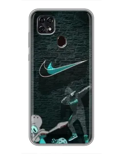 Чехол для ZTE Blade 20 Smart с картинкой «Спортивный арт Nike» Чехол для ZTE Blade 20 Smart с картинкой «Спортивный арт Nike»