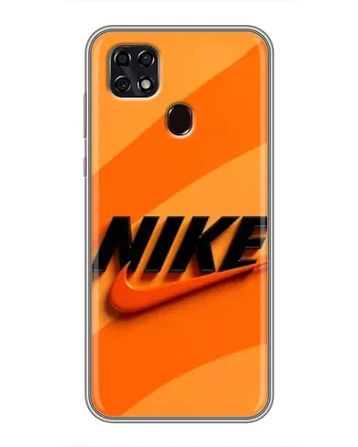 Чехол для ZTE Blade 20 Smart с картинкой «Оранжевый драйв Nike»