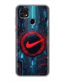 Чехол для ZTE Blade 20 Smart с картинкой «Техногенный стиль Nike» Чехол для ZTE Blade 20 Smart с картинкой «Техногенный стиль Nike»
