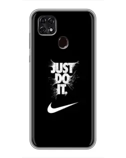 Чехол для ZTE Blade 20 Smart с картинкой «Текстовый принт Nike» Чехол для ZTE Blade 20 Smart с картинкой «Текстовый принт Nike»
