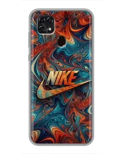 Чехол для ZTE Blade 20 Smart с картинкой «Nike в абстракции» Чехол для ZTE Blade 20 Smart с картинкой «Nike в абстракции»
