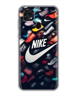 Чехол для ZTE Blade 20 Smart с картинкой «Коллекция кроссовок Nike» Чехол для ZTE Blade 20 Smart с картинкой «Коллекция кроссовок Nike»