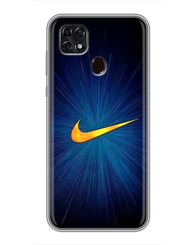 Чехол для ZTE Blade 20 Smart с картинкой «Синий пульс Nike» Чехол для ZTE Blade 20 Smart с картинкой «Синий пульс Nike»