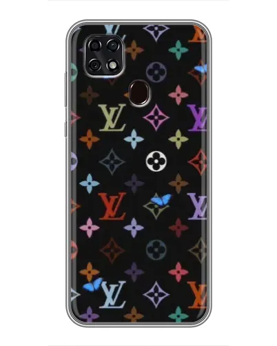 Чехол для ZTE Blade 20 Smart с картинкой «Цветная монограмма LV» Чехол для ZTE Blade 20 Smart с картинкой «Цветная монограмма LV»