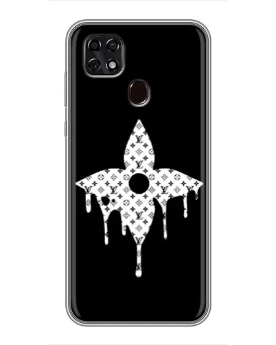 Чехол для ZTE Blade 20 Smart с картинкой «Цветочная монограмма» Чехол для ZTE Blade 20 Smart с картинкой «Цветочная монограмма»