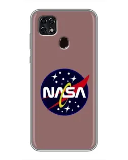 Чехол для ZTE Blade 20 Smart с картинкой «NASA — ретро космос» Чехол для ZTE Blade 20 Smart с картинкой «NASA — ретро космос»
