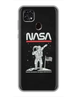 Чехол для ZTE Blade 20 Smart с картинкой «NASA — шагаем по Луне» Чехол для ZTE Blade 20 Smart с картинкой «NASA — шагаем по Луне»