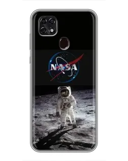 Чехол для ZTE Blade 20 Smart с картинкой «Астронавт на Луне» Чехол для ZTE Blade 20 Smart с картинкой «Астронавт на Луне»