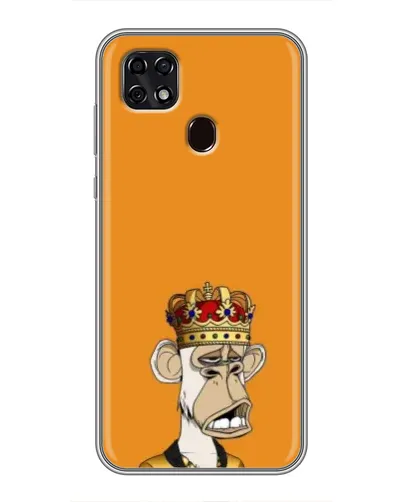Чехол для ZTE Blade 20 Smart с картинкой «Золотая обезьяна Bored Ape»