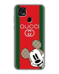Чехол для ZTE Blade 20 Smart с картинкой «Gucci — полосы и Микки» Чехол для ZTE Blade 20 Smart с картинкой «Gucci — полосы и Микки»