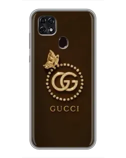 Чехол для ZTE Blade 20 Smart с картинкой «Gucci — золотая бабочка» Чехол для ZTE Blade 20 Smart с картинкой «Gucci — золотая бабочка»