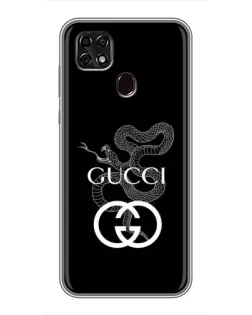 Чехол для ZTE Blade 20 Smart с картинкой «Gucci — серебряная змея» Чехол для ZTE Blade 20 Smart с картинкой «Gucci — серебряная змея»