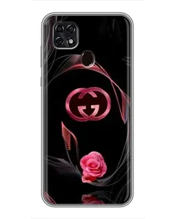 Чехол для ZTE Blade 20 Smart с картинкой «Gucci — неоновая роза» Чехол для ZTE Blade 20 Smart с картинкой «Gucci — неоновая роза»
