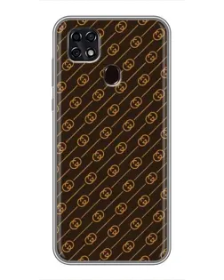 Чехол для ZTE Blade 20 Smart с картинкой «Gucci — золотые диагонали» Чехол для ZTE Blade 20 Smart с картинкой «Gucci — золотые диагонали»