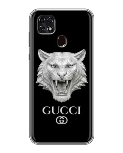 Чехол для ZTE Blade 20 Smart с картинкой «Gucci — серебряный лев» Чехол для ZTE Blade 20 Smart с картинкой «Gucci — серебряный лев»