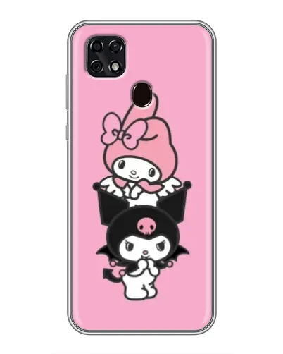 Чехол для ZTE Blade 20 Smart с картинкой «My Melody и Kuromi»