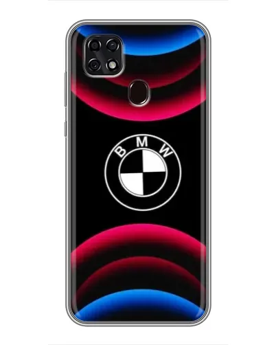 Чехол для ZTE Blade 20 Smart с картинкой «Логотип BMW и неоновые дуги» Чехол для ZTE Blade 20 Smart с картинкой «Логотип BMW и неоновые дуги»