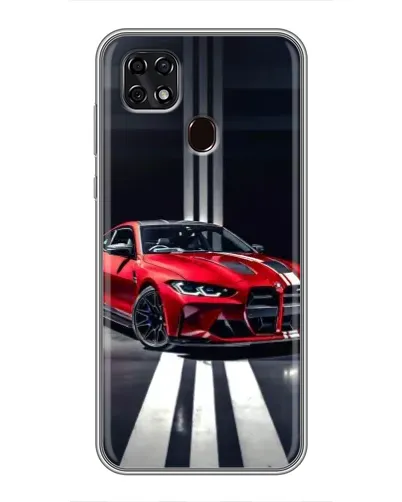 Чехол для ZTE Blade 20 Smart с картинкой «Красная BMW на дороге» Чехол для ZTE Blade 20 Smart с картинкой «Красная BMW на дороге»