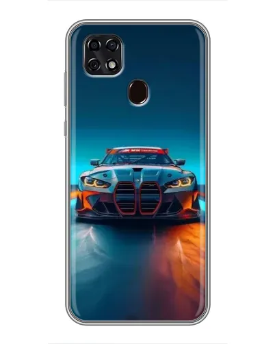 Чехол для ZTE Blade 20 Smart с картинкой «BMW — огни неона» Чехол для ZTE Blade 20 Smart с картинкой «BMW — огни неона»