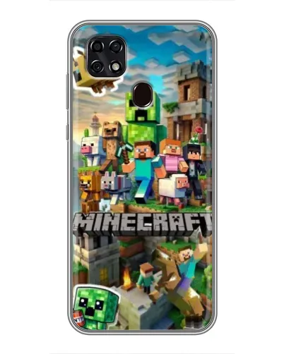 Чехол для ZTE Blade 20 Smart с картинкой «Замок Minecraft» Чехол для ZTE Blade 20 Smart с картинкой «Замок Minecraft»