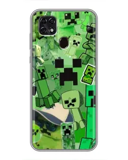 Чехол для ZTE Blade 20 Smart с картинкой «Криперы Minecraft» Чехол для ZTE Blade 20 Smart с картинкой «Криперы Minecraft»