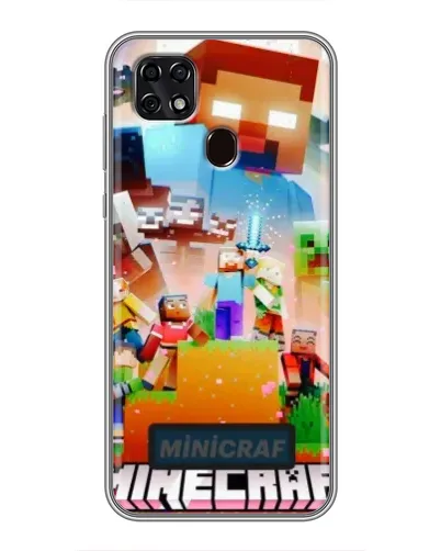 Чехол для ZTE Blade 20 Smart с картинкой «Minecraft герои игры» Чехол для ZTE Blade 20 Smart с картинкой «Minecraft герои игры»