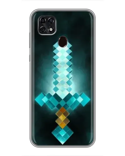 Чехол для ZTE Blade 20 Smart с картинкой «Алмазный меч неон» Чехол для ZTE Blade 20 Smart с картинкой «Алмазный меч неон»