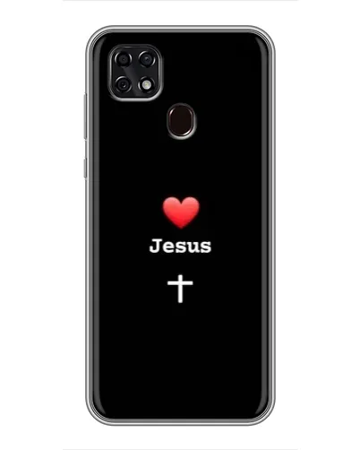 Чехол для ZTE Blade 20 Smart с картинкой «Сердце - Jesus» Чехол для ZTE Blade 20 Smart с картинкой «Сердце - Jesus»