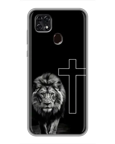 Чехол для ZTE Blade 20 Smart с картинкой «Лев и Крест» Чехол для ZTE Blade 20 Smart с картинкой «Лев и Крест»