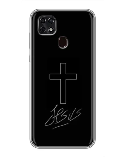 Чехол для ZTE Blade 20 Smart с картинкой «Графический крест Jesus» Чехол для ZTE Blade 20 Smart с картинкой «Графический крест Jesus»