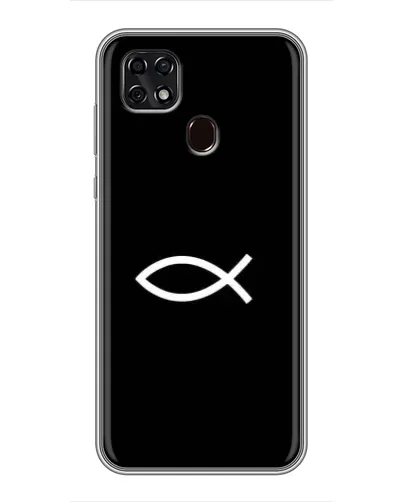 Чехол для ZTE Blade 20 Smart с картинкой «Символ рыбы Jesus» Чехол для ZTE Blade 20 Smart с картинкой «Символ рыбы Jesus»