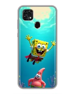 Чехол для ZTE Blade 20 Smart с картинкой «Спанч Боб под водой» Чехол для ZTE Blade 20 Smart с картинкой «Спанч Боб под водой»