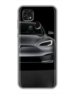 Чехол для ZTE Blade 20 Smart с картинкой «Tesla Model S Look»