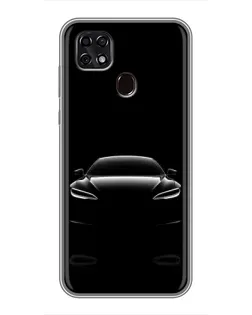 Чехол для ZTE Blade 20 Smart с картинкой «Силуэт Tesla Night»