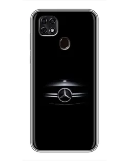 Чехол для ZTE Blade 20 Smart с картинкой «Mercedes — абстрактные линии»