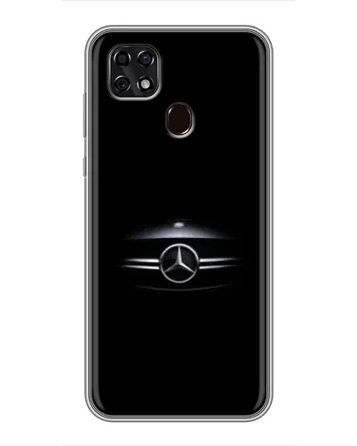 Чехол для ZTE Blade 20 Smart с картинкой «Mercedes — абстрактные линии»