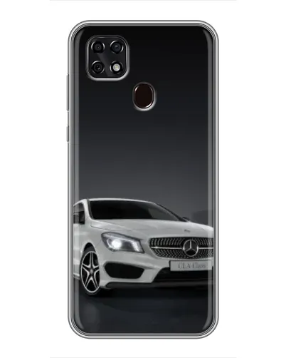 Чехол для ZTE Blade 20 Smart с картинкой «Mercedes AMG GT Silver»