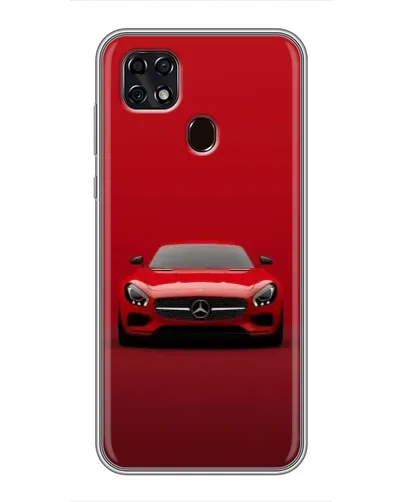 Чехол для ZTE Blade 20 Smart с картинкой «Красный Mercedes AMG»