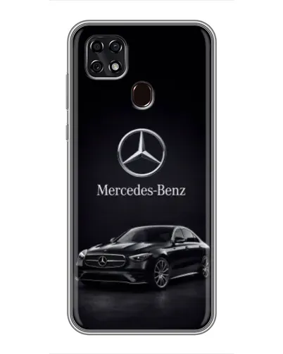 Чехол для ZTE Blade 20 Smart с картинкой «Mercedes — решетка радиатора»