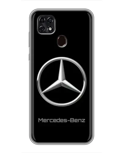 Чехол для ZTE Blade 20 Smart с картинкой «Mercedes Silver Logo»