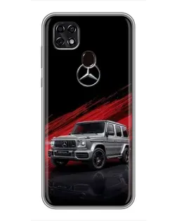 Чехол для ZTE Blade 20 Smart с картинкой «Mercedes G-Class красный» Чехол для ZTE Blade 20 Smart с картинкой «Mercedes G-Class красный»