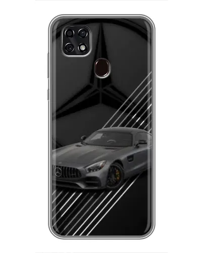 Чехол для ZTE Blade 20 Smart с картинкой «Mercedes AMG — графика»