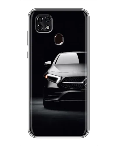 Чехол для ZTE Blade 20 Smart с картинкой «Свет фар Mercedes»