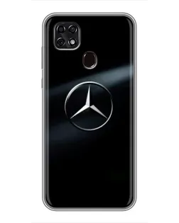 Чехол для ZTE Blade 20 Smart с картинкой «Mercedes на металле» Чехол для ZTE Blade 20 Smart с картинкой «Mercedes на металле»