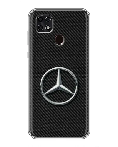 Чехол для ZTE Blade 20 Smart с картинкой «Карбоновый Mercedes стиль» Чехол для ZTE Blade 20 Smart с картинкой «Карбоновый Mercedes стиль»