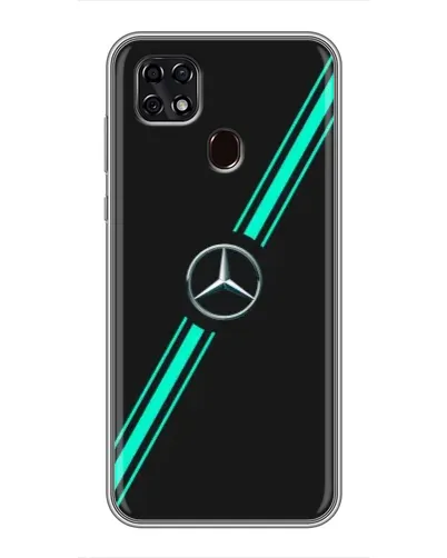 Чехол для ZTE Blade 20 Smart с картинкой «Спортивные линии Mercedes» Чехол для ZTE Blade 20 Smart с картинкой «Спортивные линии Mercedes»