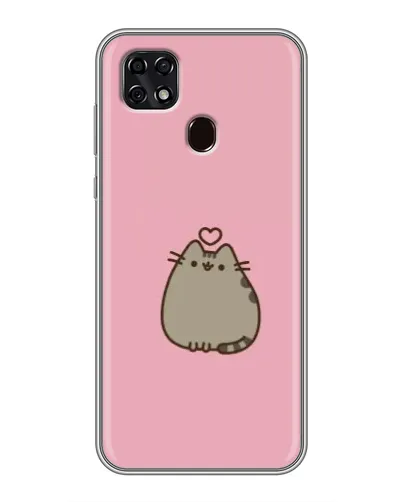 Чехол для ZTE Blade 20 Smart с картинкой «Pusheen сердце» Чехол для ZTE Blade 20 Smart с картинкой «Pusheen сердце»