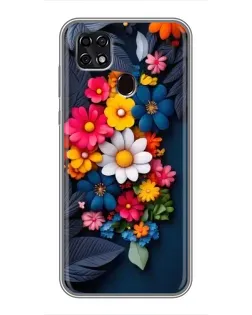 Чехол для ZTE Blade 20 Smart с картинкой «Цветочная феерия» Чехол для ZTE Blade 20 Smart с картинкой «Цветочная феерия»