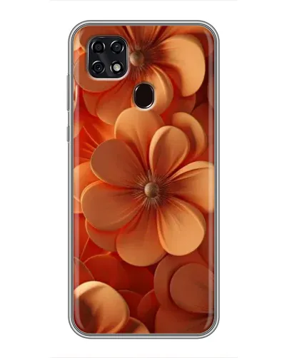 Чехол для ZTE Blade 20 Smart с картинкой «Оранжевый макро цветок» Чехол для ZTE Blade 20 Smart с картинкой «Оранжевый макро цветок»