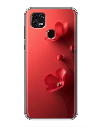 Чехол для ZTE Blade 20 Smart с картинкой «Маковые соцветия» Чехол для ZTE Blade 20 Smart с картинкой «Маковые соцветия»